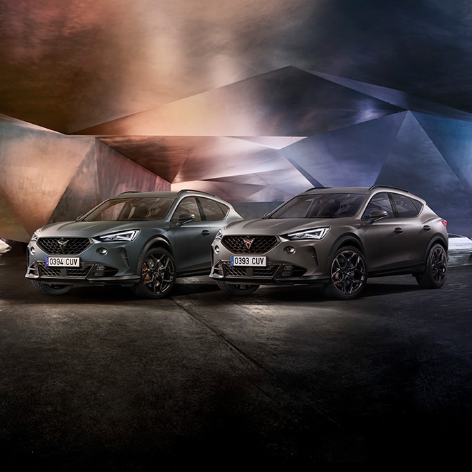 CUPRA Formentor VZ5 models in Century Bronze and Enceladus Grey – Special Limited Editions