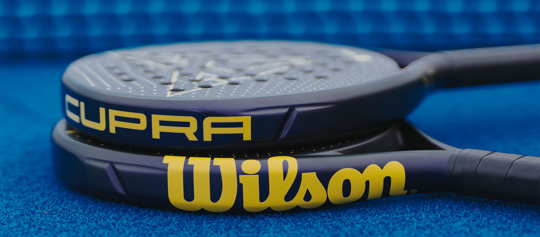 CUPRA Wilson rebel padel racket sideway